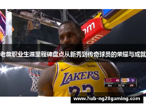 老詹职业生涯里程碑盘点从新秀到传奇球员的荣耀与成就 老詹职业生涯里程碑盘点从新秀到传奇球员的荣耀与成就